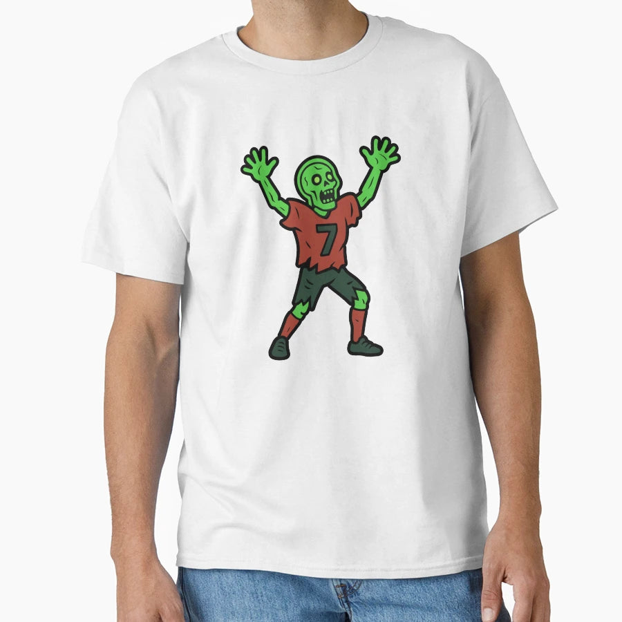 Zombie Soccer Football Goal T-Shirt - Trendy Graphic for Adults - T-Shirt, Sweatshirt, Hoodie