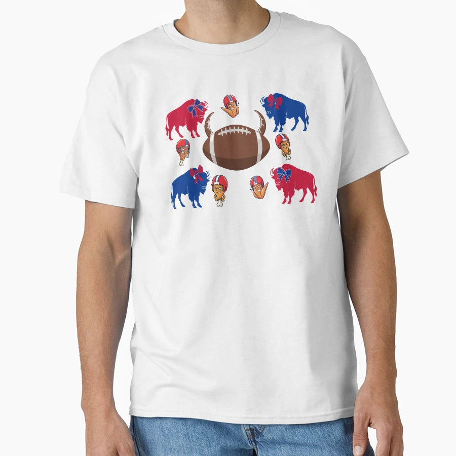 Buffalo New York Football T-Shirt - Fun Novelty Design Men Women - T-Shirt, Sweatshirt, Hoodie