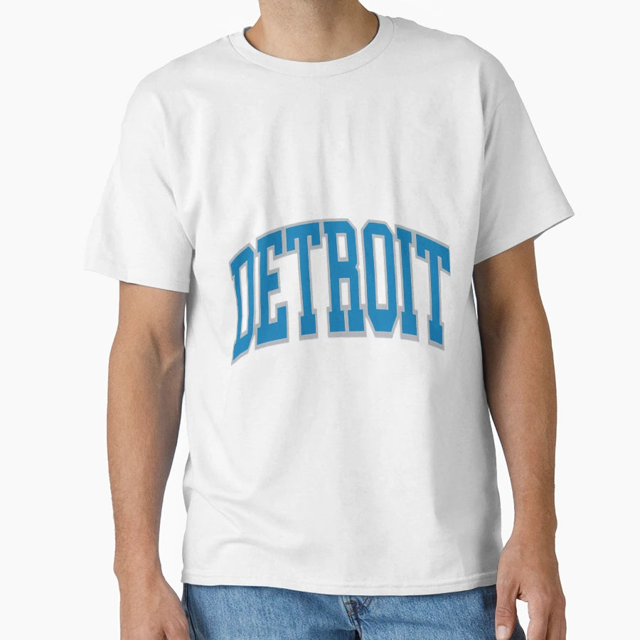 Detroit Football Sport City Pride T-Shirt - Aesthetic Graphic Men Women - T-Shirt, Sweatshirt, Hoodie
