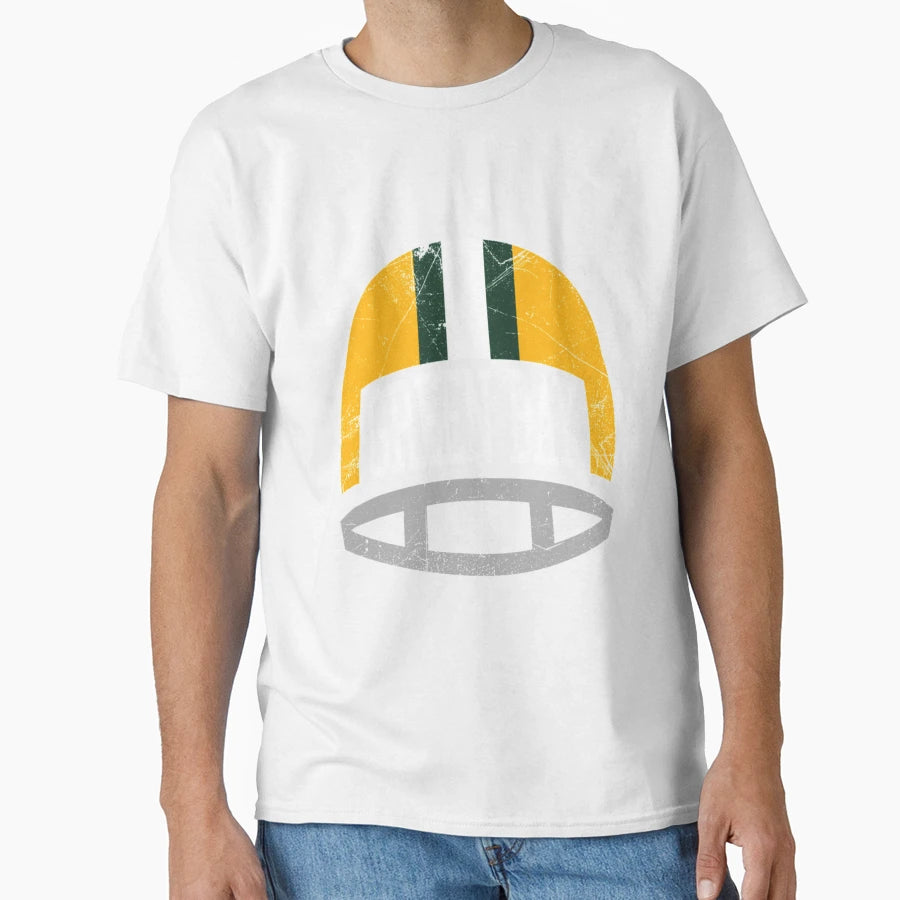 Green Bay Helmet Green T-Shirt - Minimalist Print Unisex - T-Shirt, Sweatshirt, Hoodie