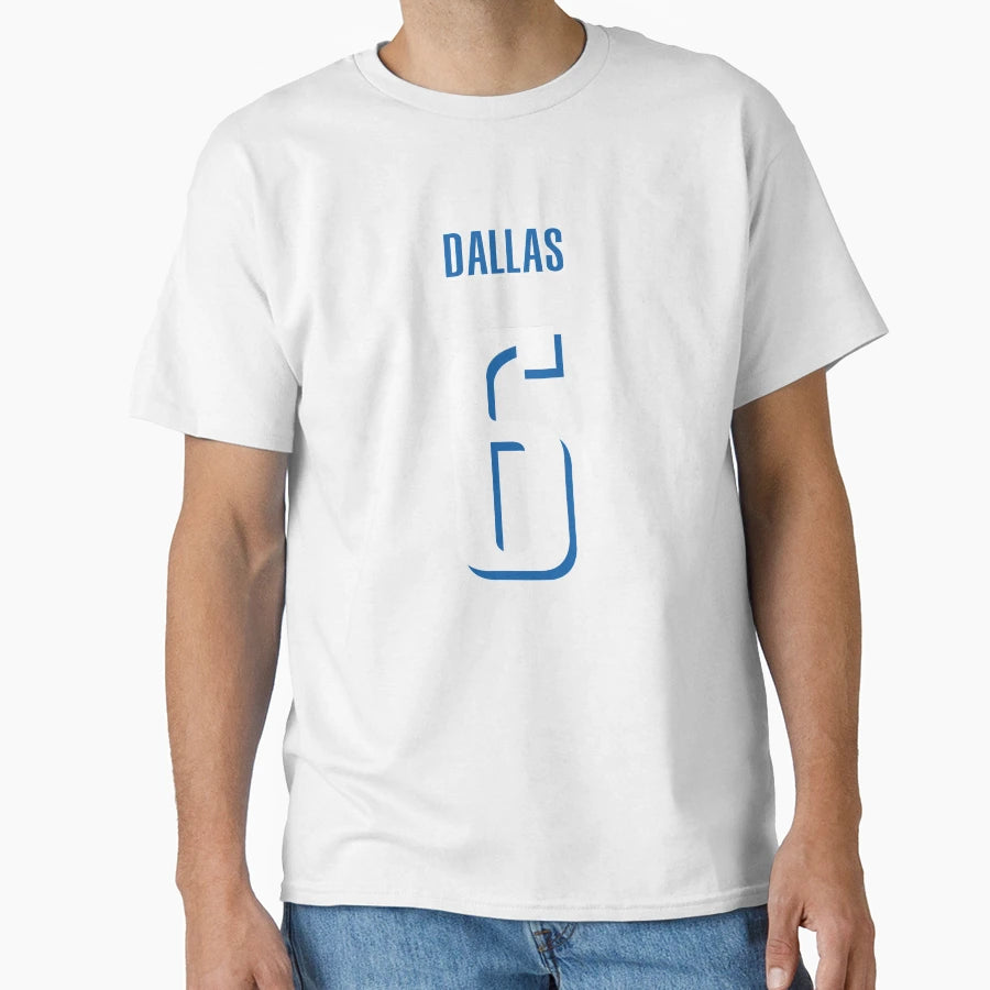 Kristaps Porzingis 6 Dallas T-Shirt - Unique Graphic for Adults - T-Shirt, Sweatshirt, Hoodie
