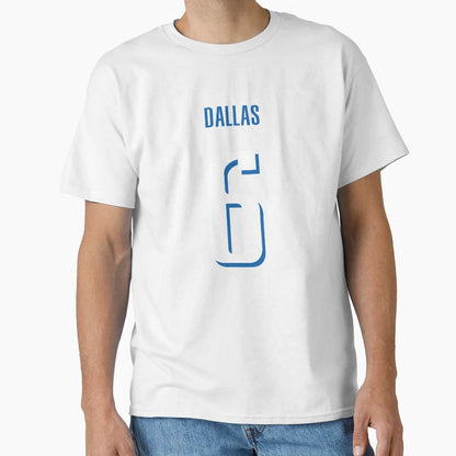 Kristaps Porzingis 6 Dallas T-Shirt - Unique Graphic for Adults - T-Shirt, Sweatshirt, Hoodie