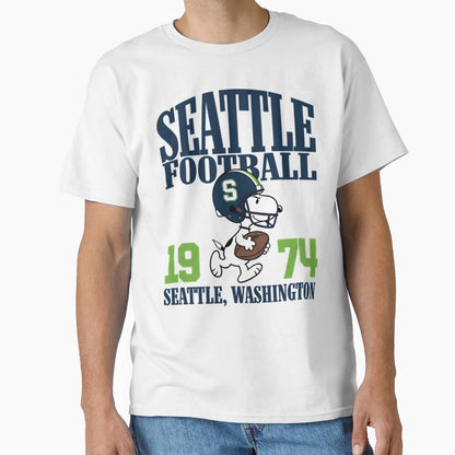 Seattle Seahawks Football Snoopy Parody T-Shirt - Novelty Apparel Unisex - T-Shirt, Sweatshirt, Hoodie