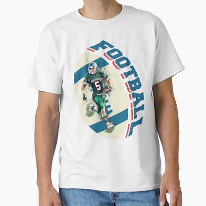 Football Football Player T-Shirt - Novelty Apparel for Adults - T-Shirt, Sweatshirt, Hoodie