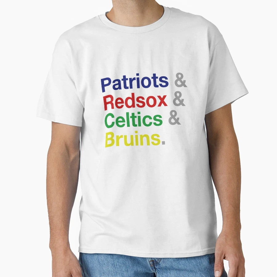 Boston Sports T-Shirt - Unique Graphic Unisex - T-Shirt, Sweatshirt, Hoodie