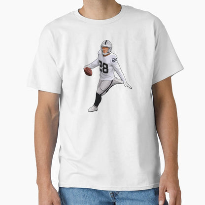 Josh Jacobs 28 Carries Ball T-Shirt - Graphic Print for Adults - T-Shirt, Sweatshirt, Hoodie