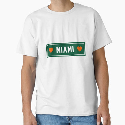 Miami Hearts T-Shirt - Graphic Print for Adults - T-Shirt, Sweatshirt, Hoodie