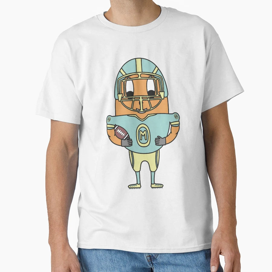 American Football Player Egg T-Shirt - Custom Art Print Men Women - T-Shirt, Sweatshirt, Hoodie