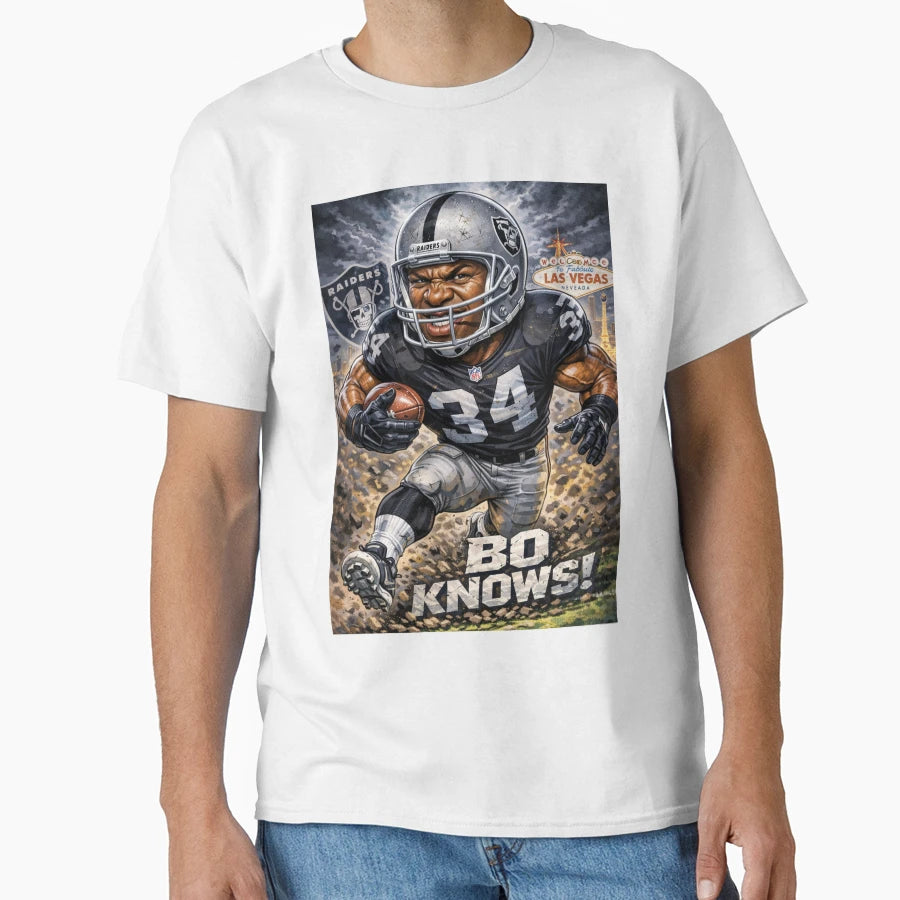 Bo Knows Jackson T-Shirt - Trendy Graphic Unisex - T-Shirt, Sweatshirt, Hoodie