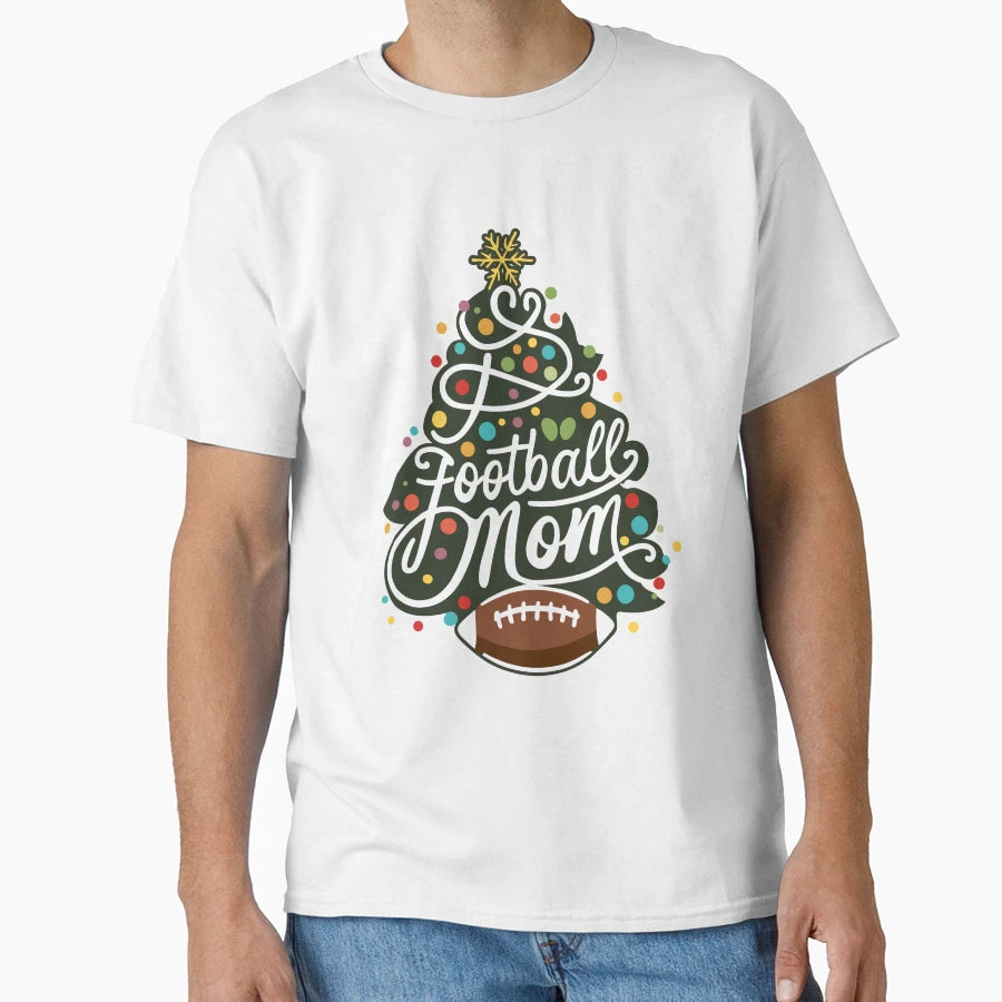 Football Mom Life Tree Cheer Mom T-Shirt - Minimalist Print for Adults - T-Shirt, Sweatshirt, Hoodie