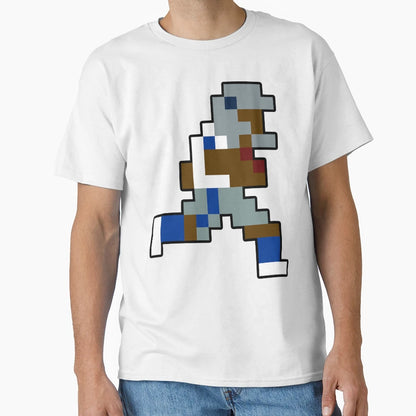 8 Bit Dallas Pixel Football Player T-Shirt - Graphic Print for Adults - T-Shirt, Sweatshirt, Hoodie