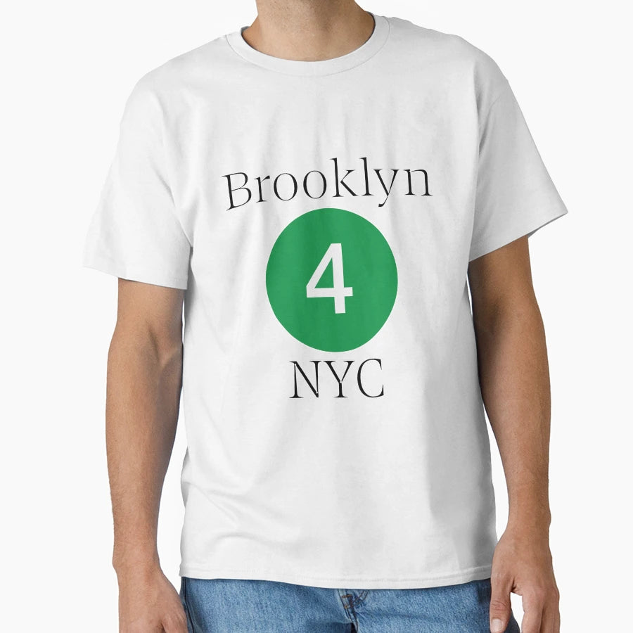 Brooklyn 4 Train Nyc T-Shirt - Streetwear Style Unisex - T-Shirt, Sweatshirt, Hoodie