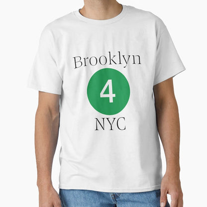 Brooklyn 4 Train Nyc T-Shirt - Streetwear Style Unisex - T-Shirt, Sweatshirt, Hoodie