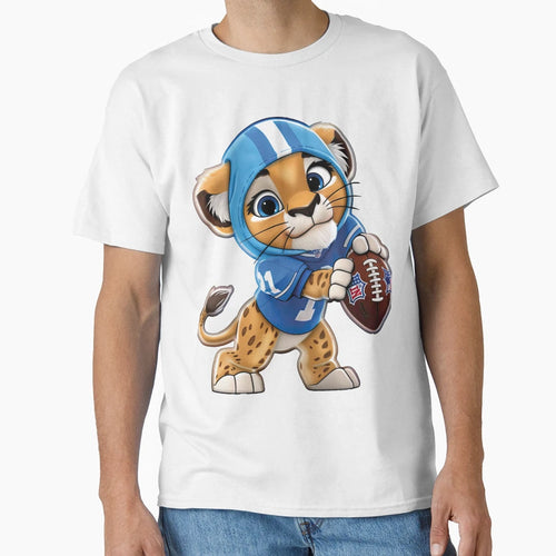 Detroit Lions Football Cub 3 T-Shirt - Graphic Print Unisex - T-Shirt, Sweatshirt, Hoodie