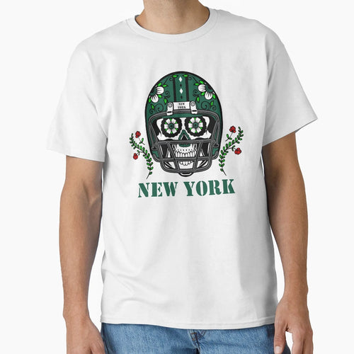 New York Ny Football Helmet Sugar T-Shirt - Aesthetic Graphic for Adults - T-Shirt, Sweatshirt, Hoodie