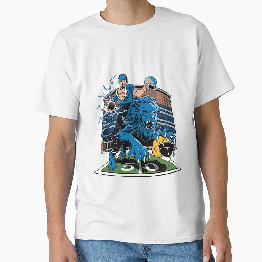 Dan Campbell T-Shirt - Graphic Print Unisex - T-Shirt, Sweatshirt, Hoodie