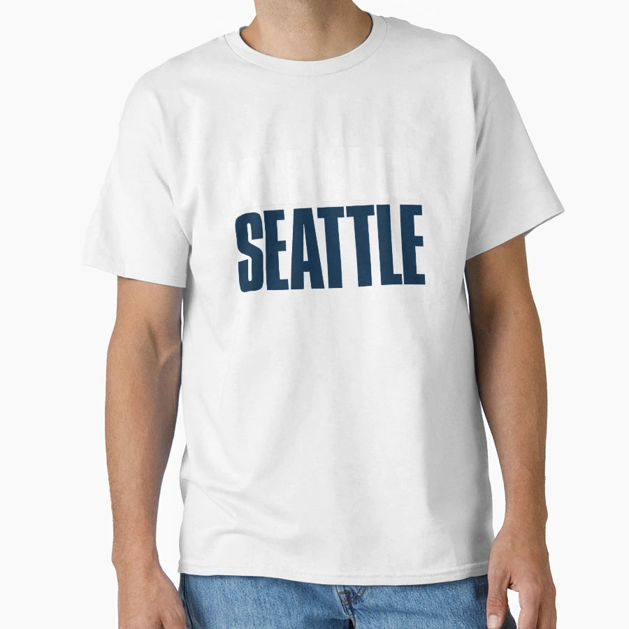Here We Go Seattle Fan T-Shirt - Graphic Print Unisex - T-Shirt, Sweatshirt, Hoodie