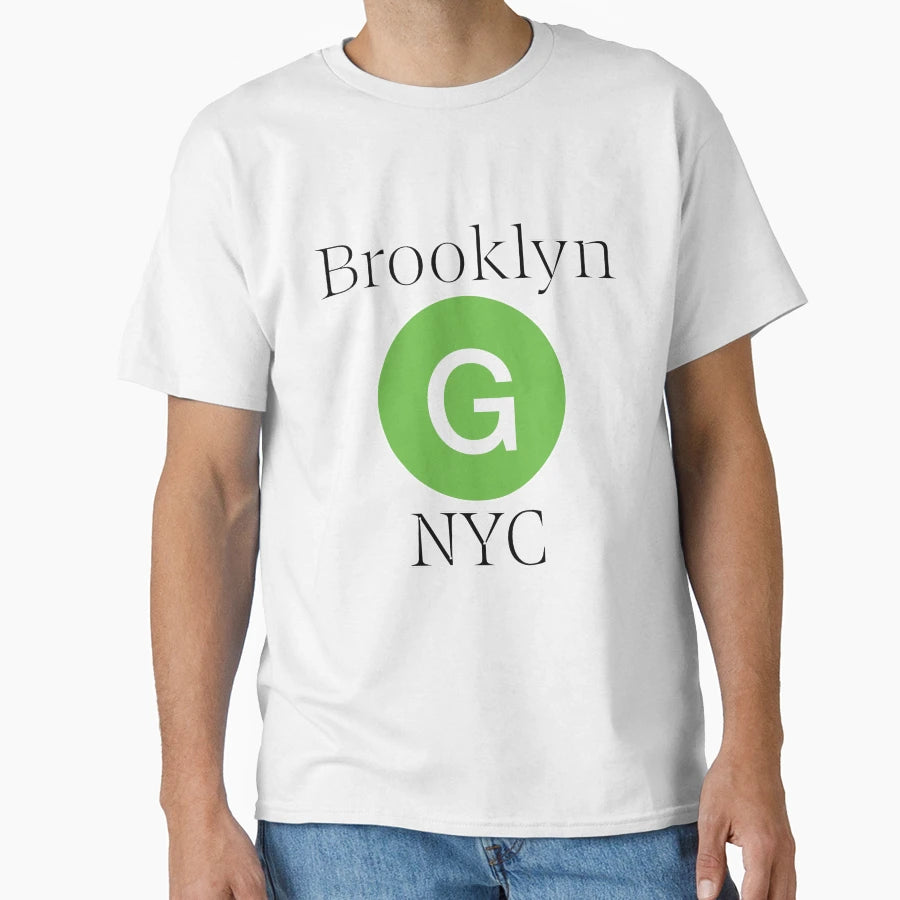 Brooklyn G Train Nyc T-Shirt - Novelty Apparel Men Women - T-Shirt, Sweatshirt, Hoodie