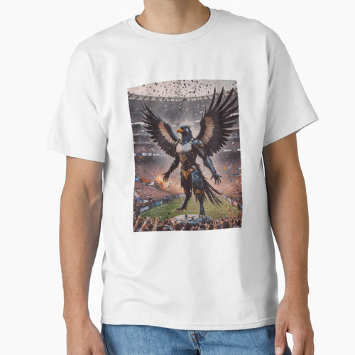 Newcastle United Fc Mascot Magpie T-Shirt - Fun Novelty Design Men Women - T-Shirt, Sweatshirt, Hoodie