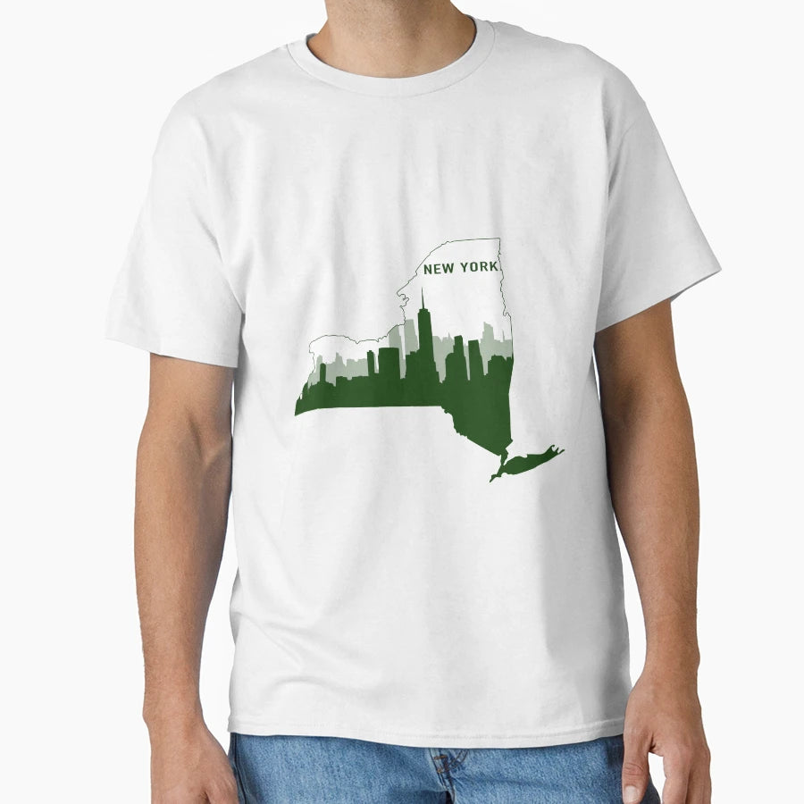Green New York T-Shirt - Trendy Graphic Men Women - T-Shirt, Sweatshirt, Hoodie
