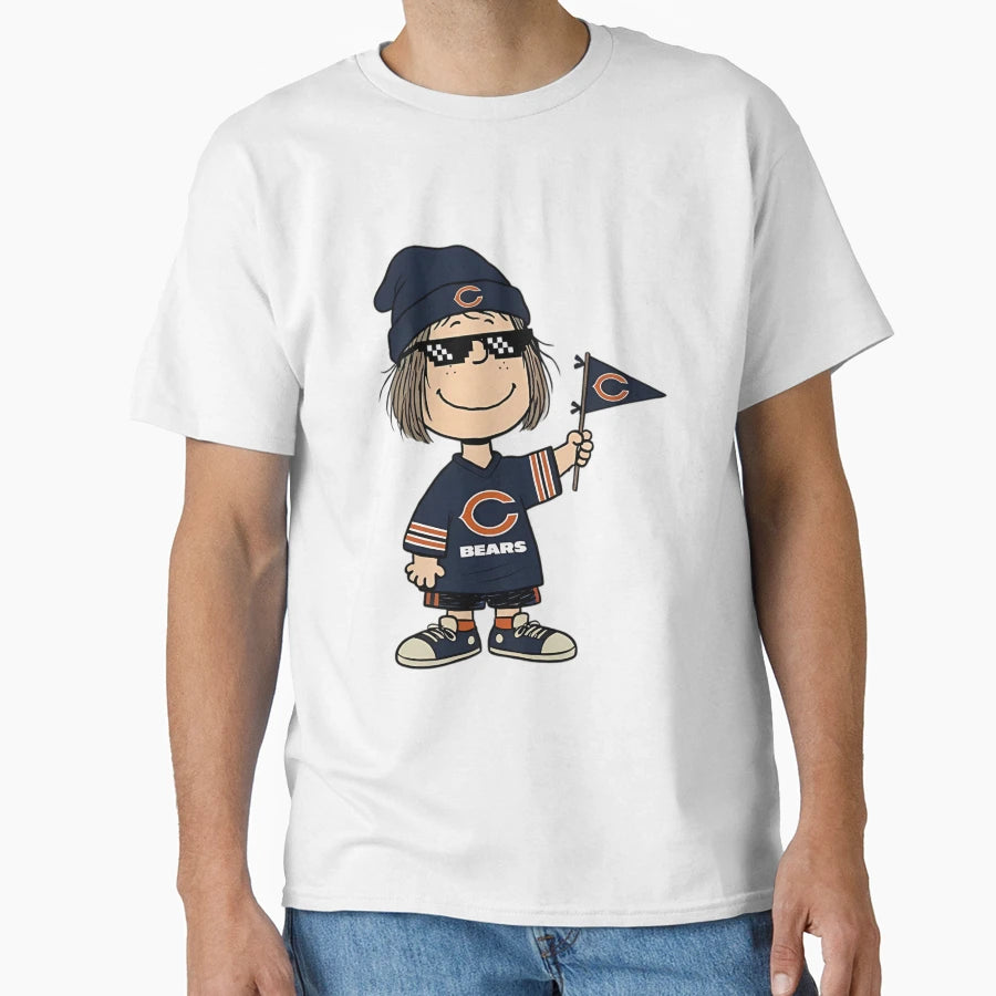 Snoopy Chicago Bears T-Shirt - Casual Everyday Wear Men Women - T-Shirt, Sweatshirt, Hoodie