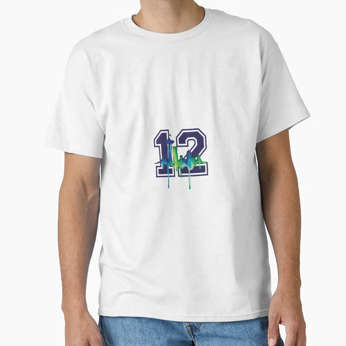 Seattle Hawks 12Th T-Shirt - Casual Everyday Wear Unisex - T-Shirt, Sweatshirt, Hoodie