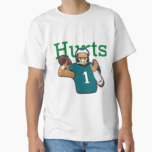 Jaylen Hurts 1 T-Shirt - Casual Everyday Wear for Adults - T-Shirt, Sweatshirt, Hoodie