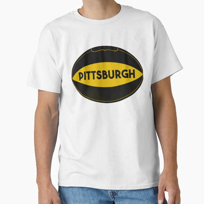 Pittsburg Football T-Shirt - Aesthetic Graphic for Adults - T-Shirt, Sweatshirt, Hoodie