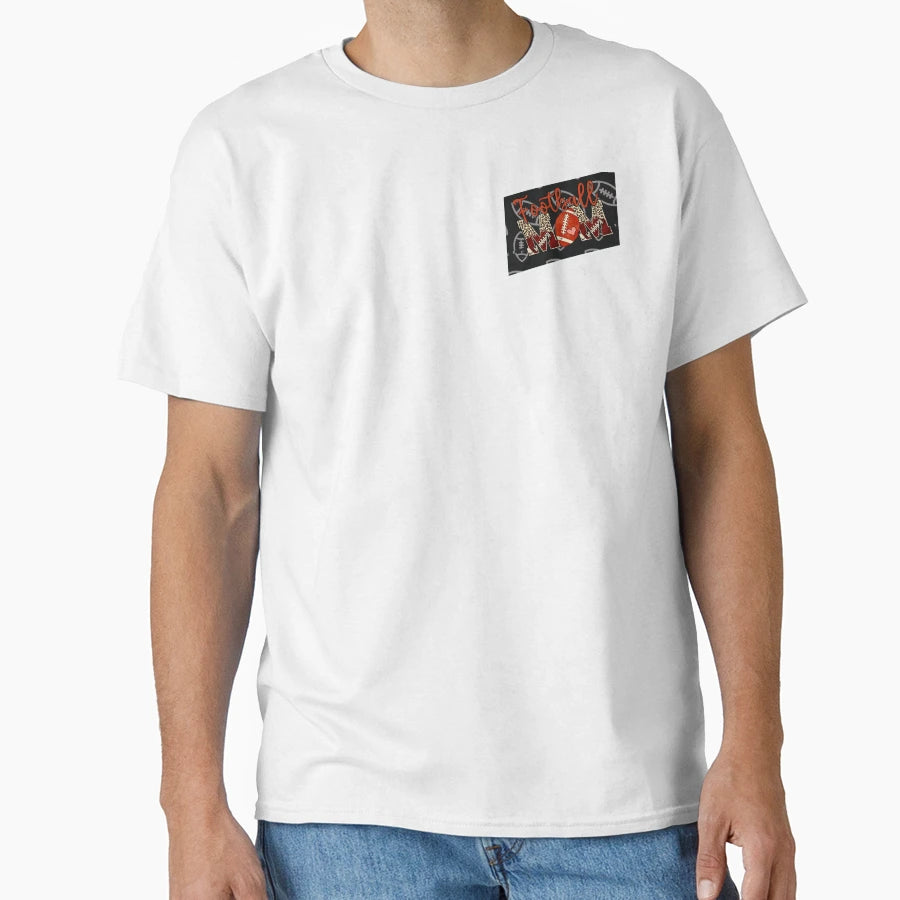 My Mom Loves Fotball And Me T-Shirt - Graphic Print for Adults - T-Shirt, Sweatshirt, Hoodie