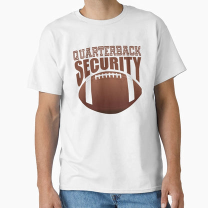 Quarterback Security Offensive T-Shirt - Fun Novelty Design for Adults - T-Shirt, Sweatshirt, Hoodie