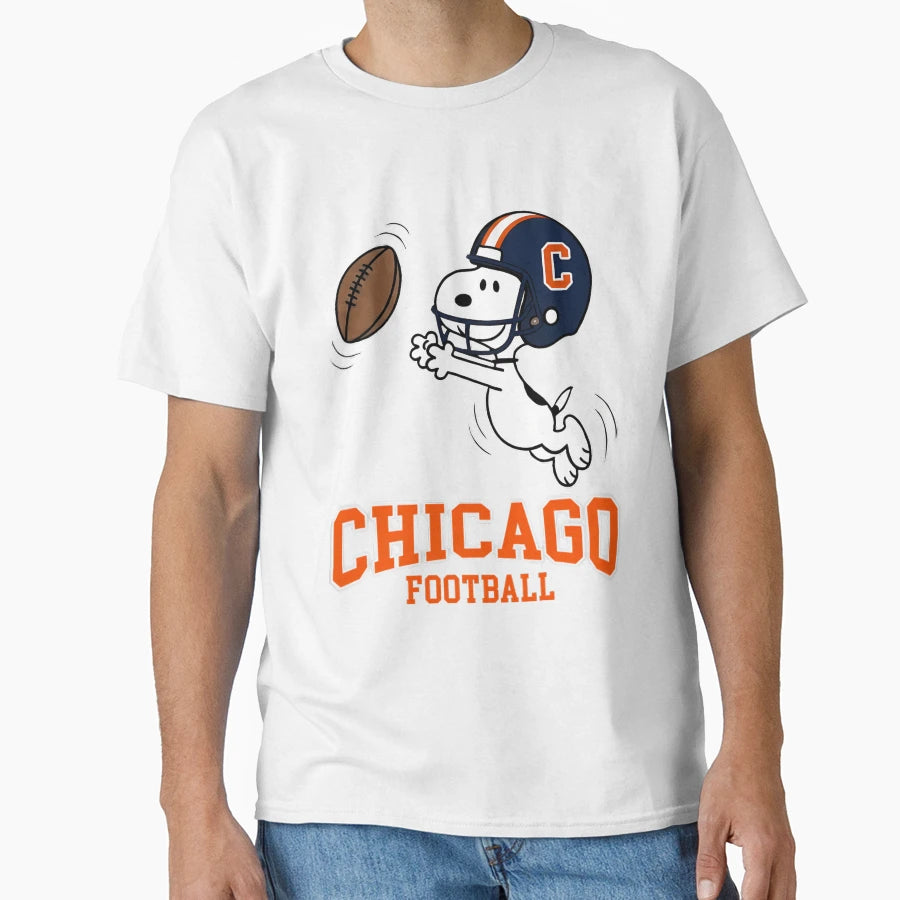 Chicago Football Snoopy Chicago Bears T-Shirt - Novelty Apparel Men Women - T-Shirt, Sweatshirt, Hoodie