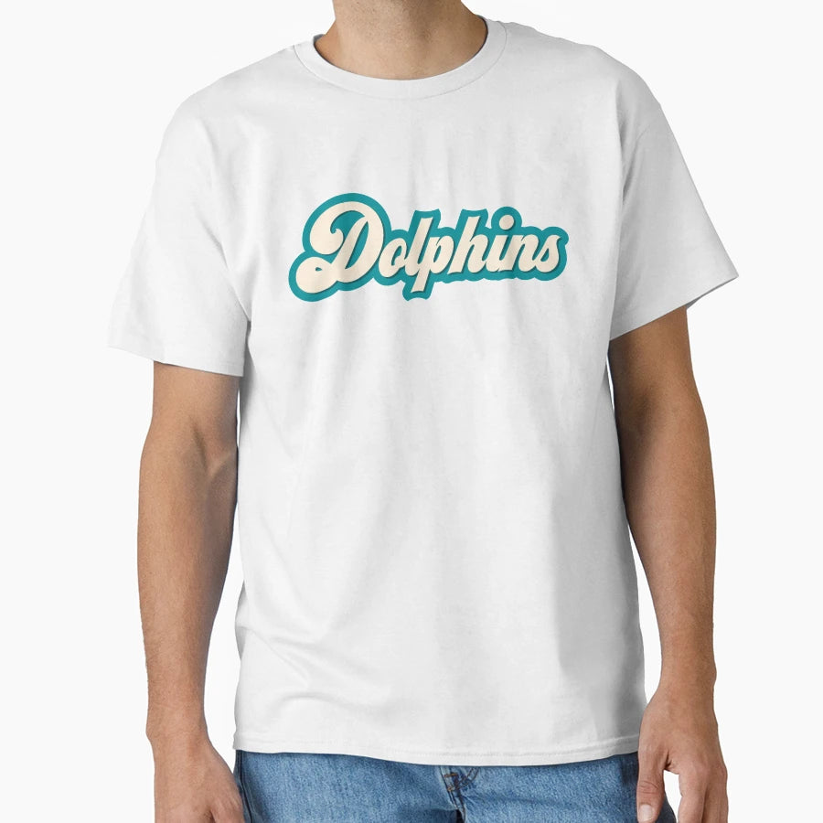 Dolphins Art T-Shirt - Graphic Print Unisex - T-Shirt, Sweatshirt, Hoodie