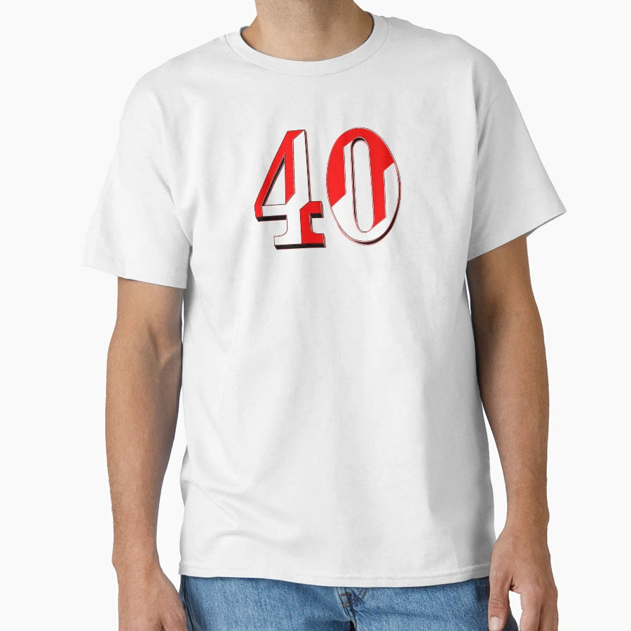 Number Fourty Digit Order Sequence Team T-Shirt - Graphic Print for Adults - T-Shirt, Sweatshirt, Hoodie