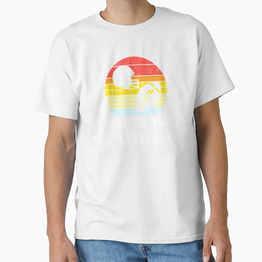 American Football Dad Sunset T-Shirt - Graphic Print Men Women - T-Shirt, Sweatshirt, Hoodie