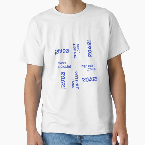 Detroit Roar T-Shirt - Streetwear Style for Adults - T-Shirt, Sweatshirt, Hoodie