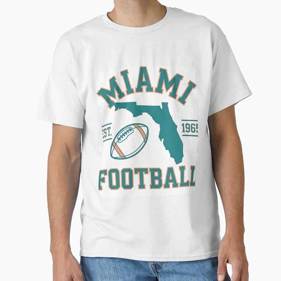 Miami Dolphins T-Shirt - Streetwear Style Men Women - T-Shirt, Sweatshirt, Hoodie