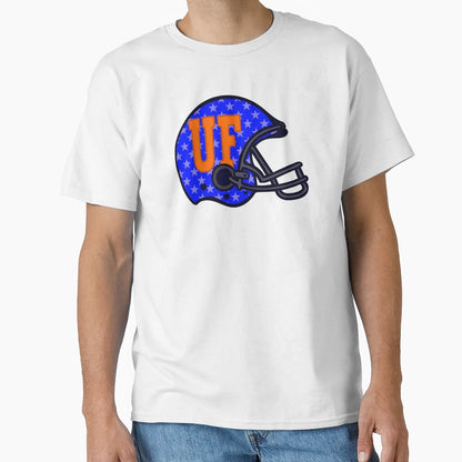 Uf Stars Football Helmet T-Shirt - Minimalist Print Men Women - T-Shirt, Sweatshirt, Hoodie