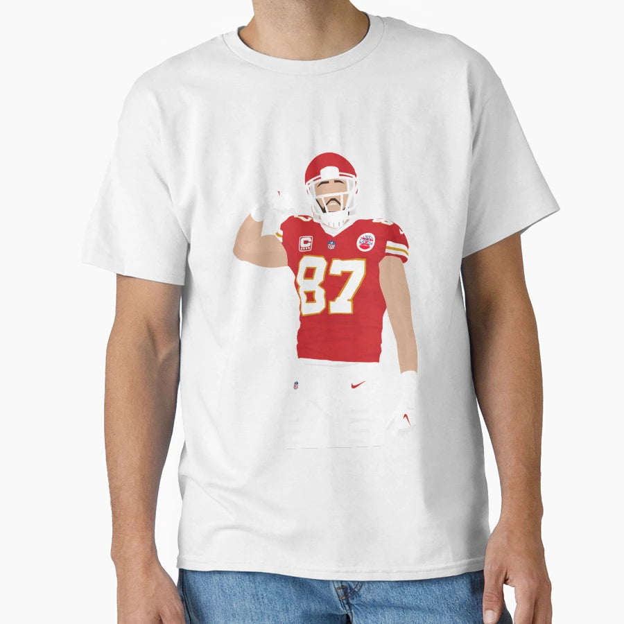TK Football Illustration T-Shirt - Custom Art Print Men Women - T-Shirt, Sweatshirt, Hoodie