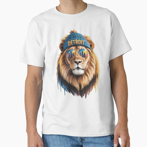 Detroit Lion City Pride T-Shirt - Minimalist Print Unisex - T-Shirt, Sweatshirt, Hoodie