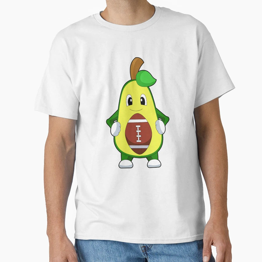 Avocado American Football T-Shirt - Streetwear Style Unisex - T-Shirt, Sweatshirt, Hoodie