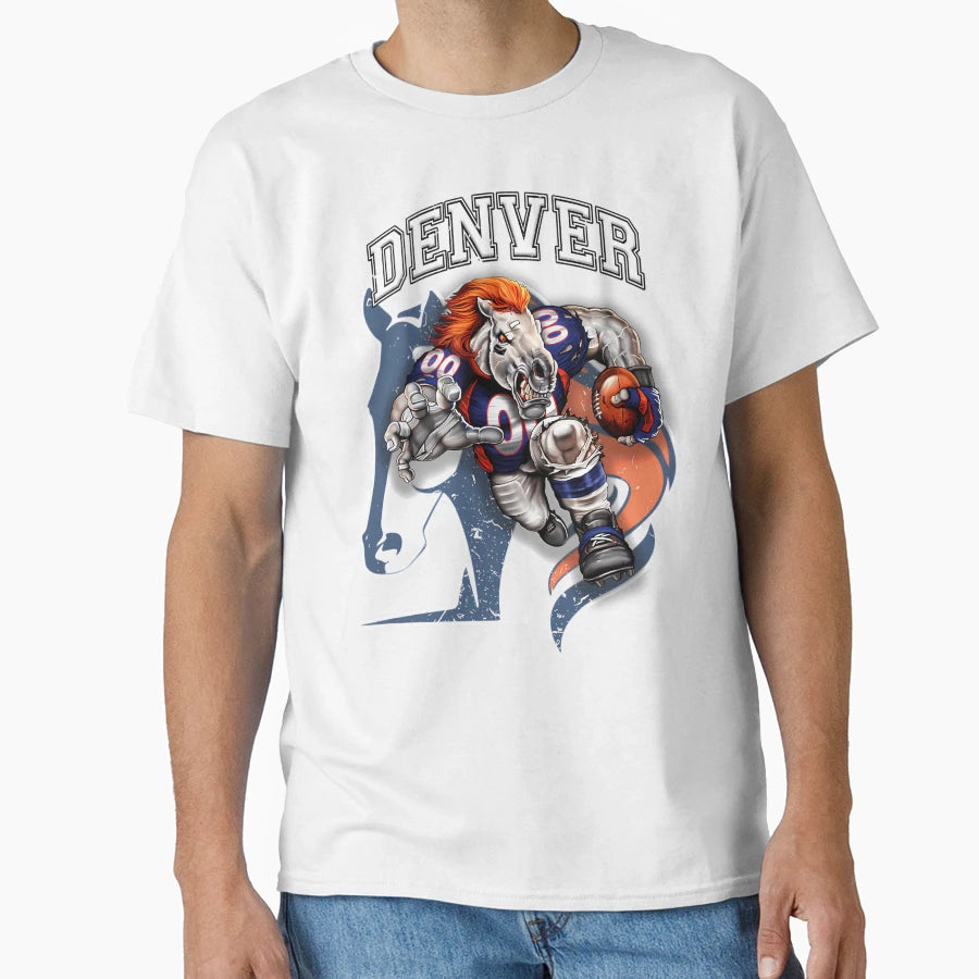 Denverr Football T-Shirt - Novelty Apparel Unisex - T-Shirt, Sweatshirt, Hoodie