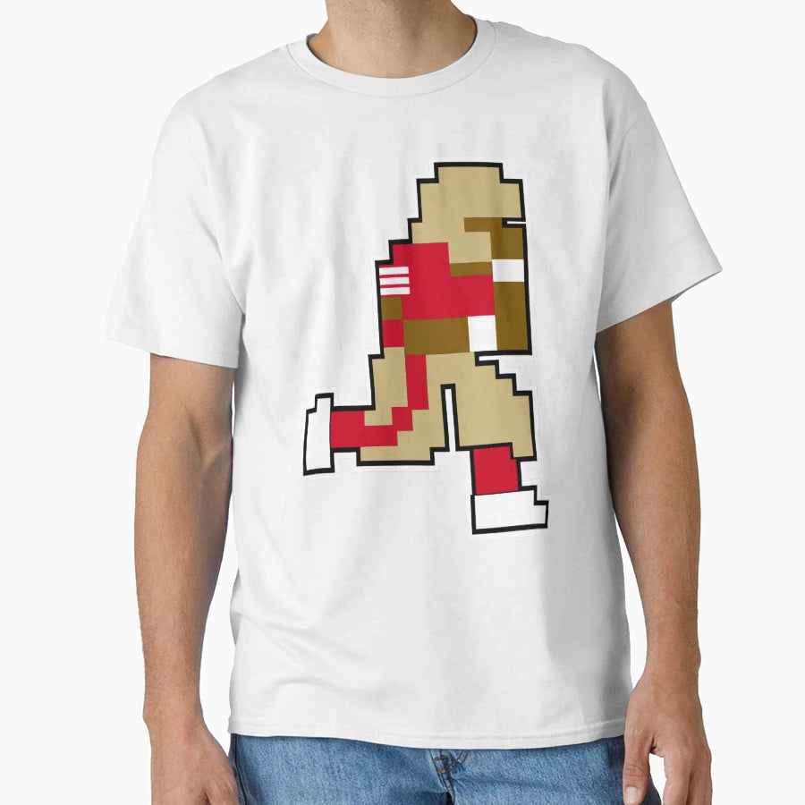 Tecmo Bowl S F 8 Bit San Francisco T-Shirt - Fun Novelty Design Men Women - T-Shirt, Sweatshirt, Hoodie