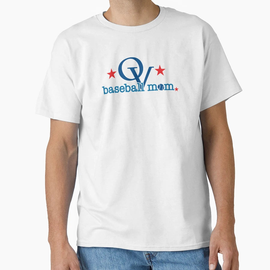 Ovll Baseball Mom All Stars Light T-Shirt - Minimalist Print for Adults - T-Shirt, Sweatshirt, Hoodie