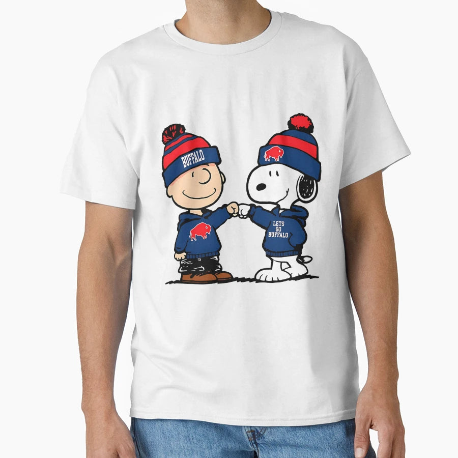 Snoopy Buffalo Bills T-Shirt - Streetwear Style for Adults - T-Shirt, Sweatshirt, Hoodie