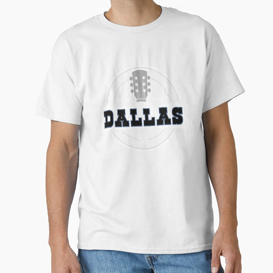 Dallas Music T-Shirt - Minimalist Print Unisex - T-Shirt, Sweatshirt, Hoodie