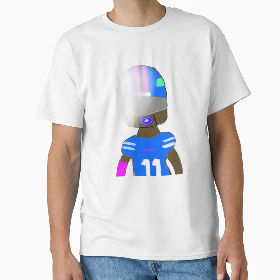 Fading Football Player T-Shirt - Unique Graphic Unisex - T-Shirt, Sweatshirt, Hoodie
