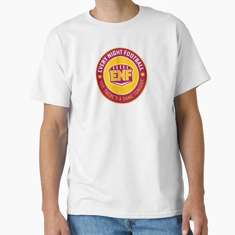 Every Night Football Circular Slogan T-Shirt - Custom Art Print Men Women - T-Shirt, Sweatshirt, Hoodie