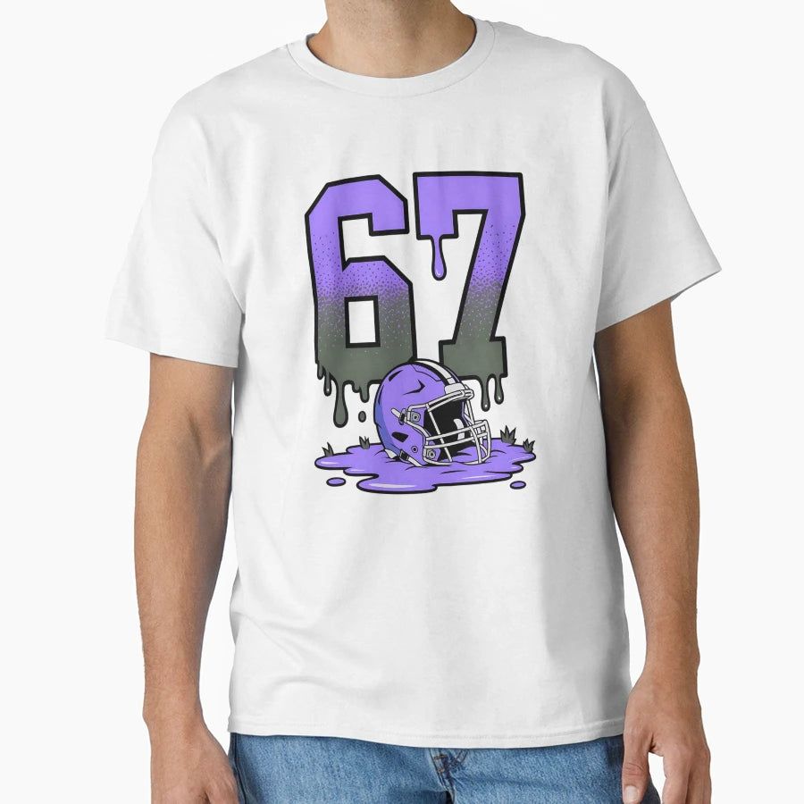 Funny Football Drip Six Seven Meme T-Shirt - Aesthetic Graphic Unisex - T-Shirt, Sweatshirt, Hoodie