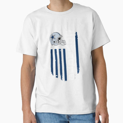 Dallas Fan Cow 4Th July America Flag T-Shirt - Custom Art Print for Adults - T-Shirt, Sweatshirt, Hoodie