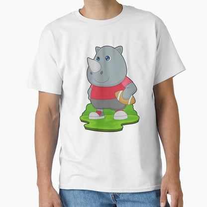 Rhino American Football Sports T-Shirt - Casual Everyday Wear for Adults - T-Shirt, Sweatshirt, Hoodie